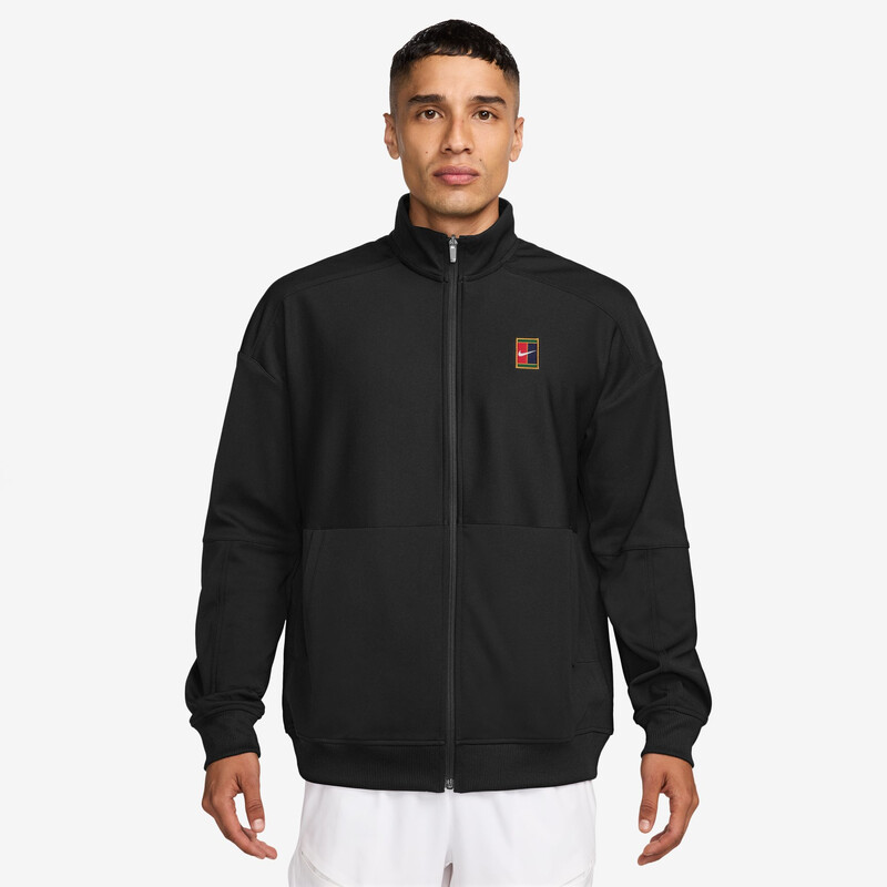 Nike Court Heritage Tracksuit Jacket (M) (Black)