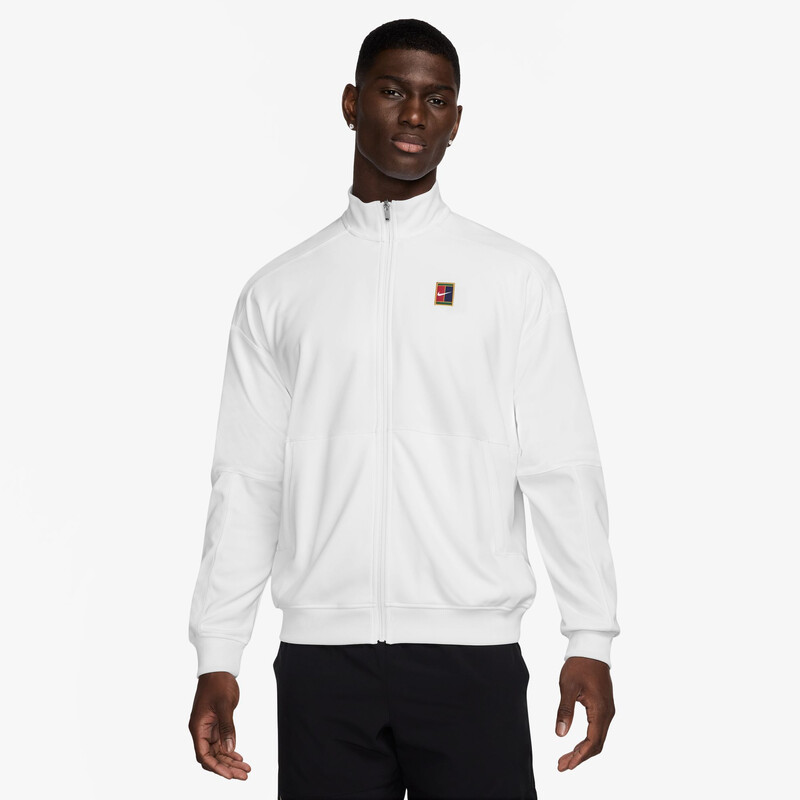 Nike Court Heritage Tracksuit Jacket (M) (White)