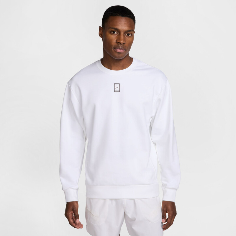 Nike Court Heritage Fleece Crew Melbourne (M) (White)