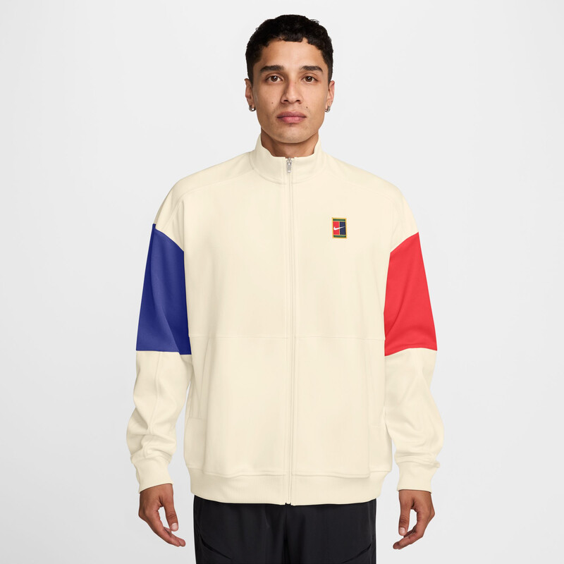 Nike Court Heritage Tracksuit Jacket (M) (Pale Ivory)