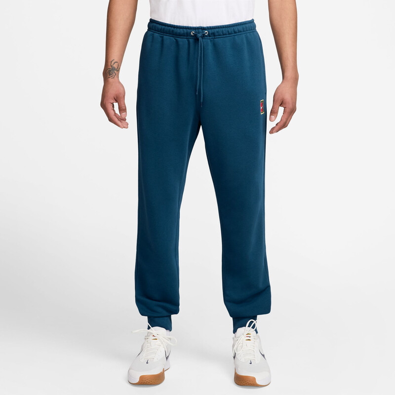 Nike Court Heritage Fleece Pant Jogger (M) (Blue Force)