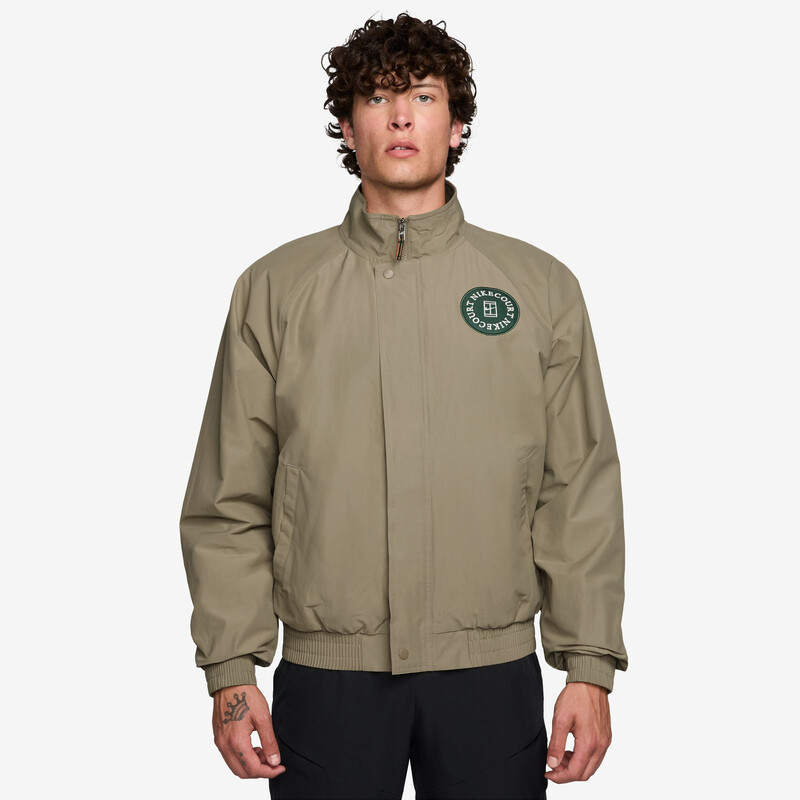 Nike Court Heritage Jacket (M) (Neutral Olive)