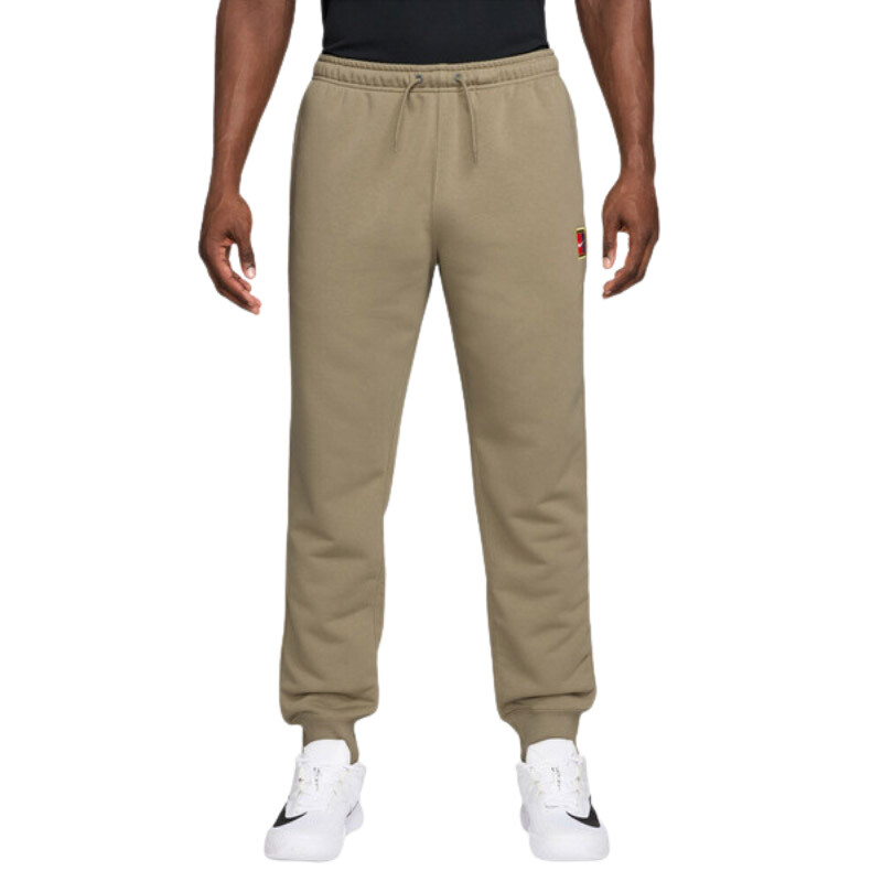 Nike Court Heritage Fleece Pant Jogger (M) (Neutral Olive)