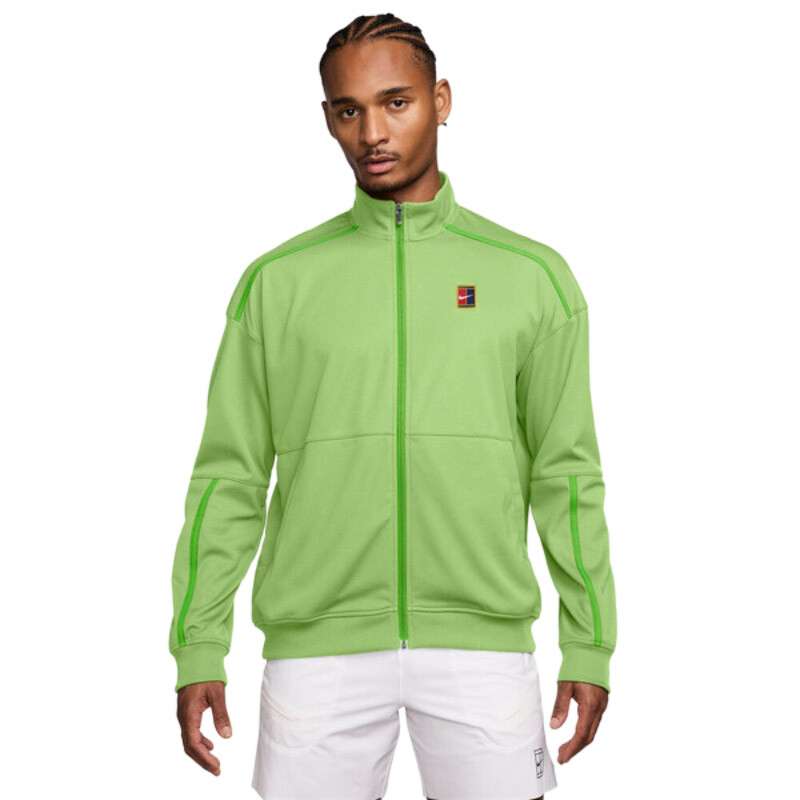 Nike Court Heritage Tracksuit Jacket (M) (Lt Liquid Lime)
