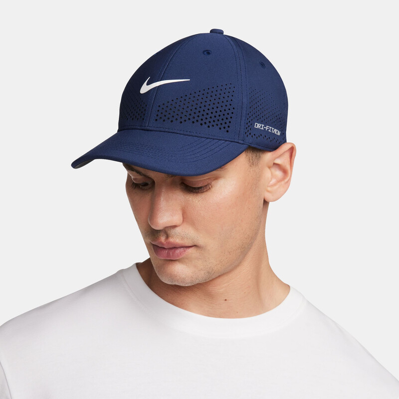 Nike Dri-FIT Advantage Club Swoosh Cap (Midnight Navy)