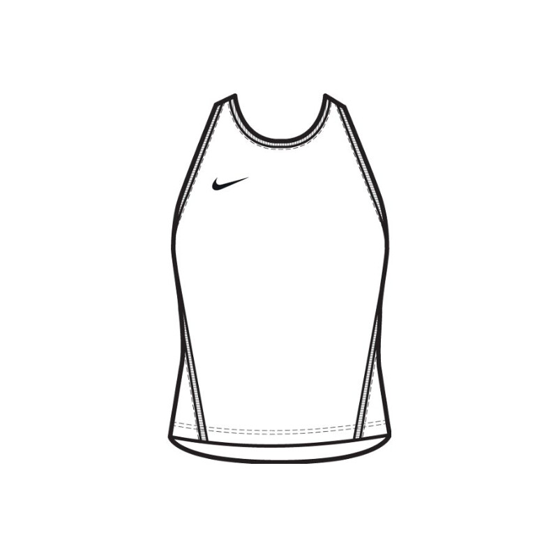 Nike Court Team Dri-FIT Victory Tank (W) (White)