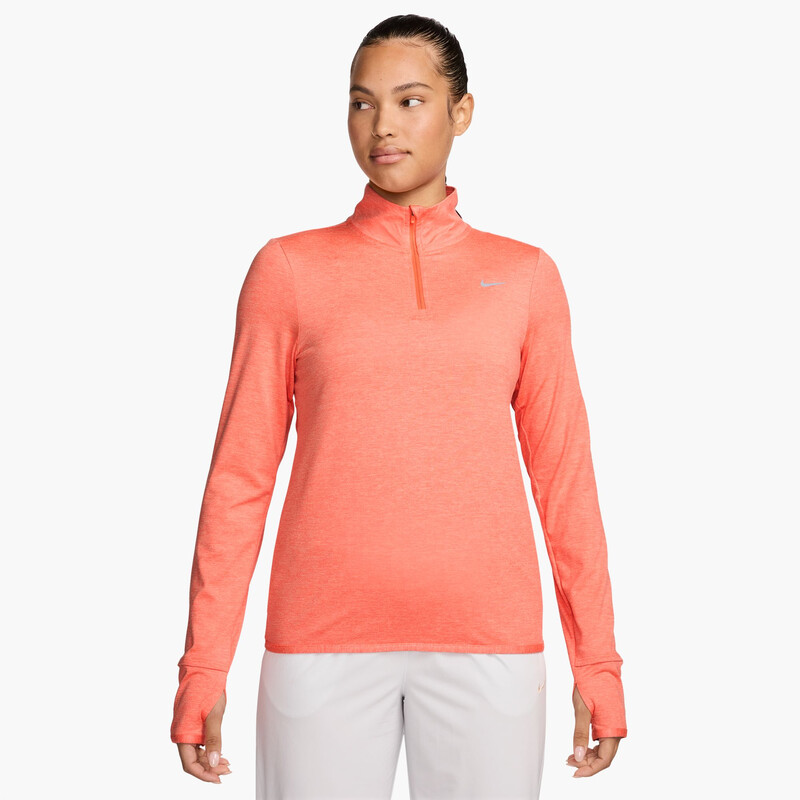 Nike Swift Element UV 1/4 Zip Top (W) (Lt Wild Mango)