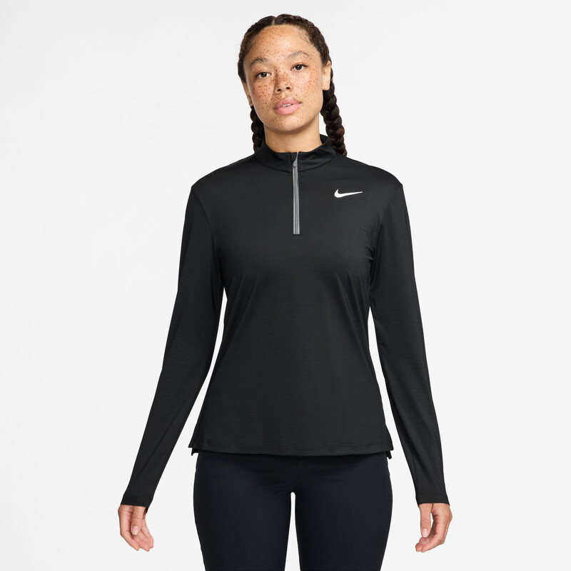 Nike Dri-FIT UV Victory 1/2 Zip Top (W) (Black)