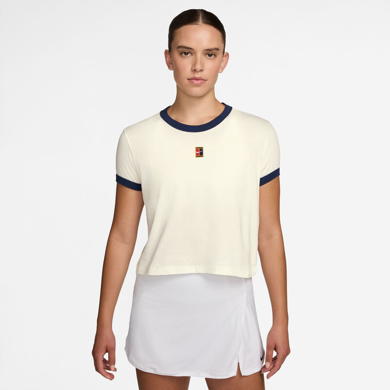 Nike Heritage Racquet Club Short Sleeve Tee (W) (Sail)