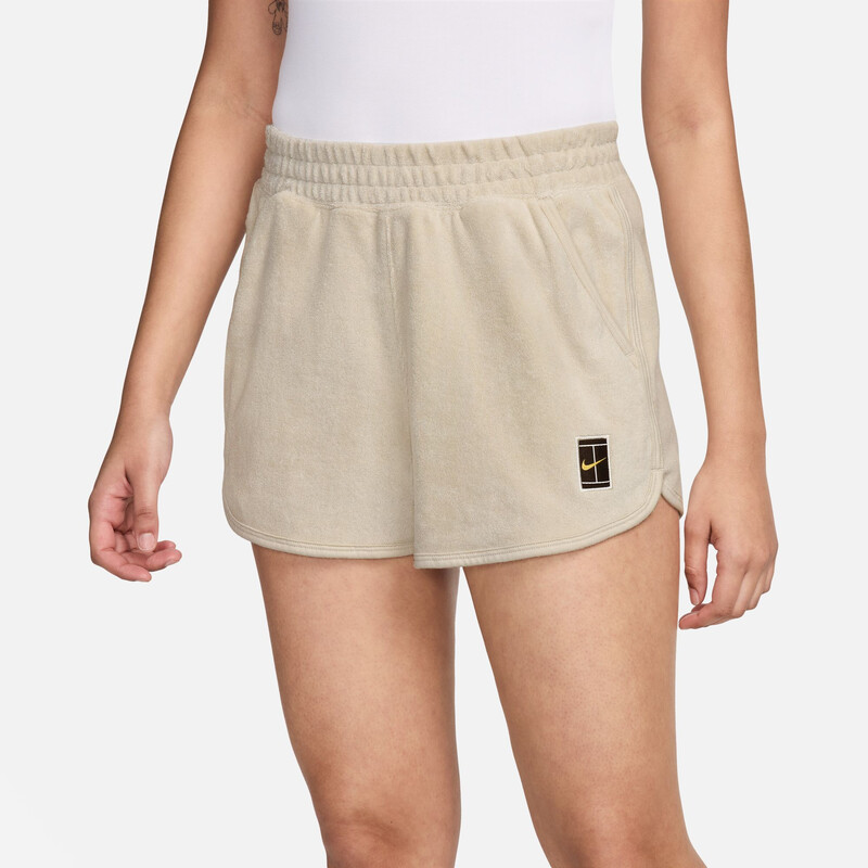 Nike Court Heritage Fleece Short (W) (Light Orewood Brown)