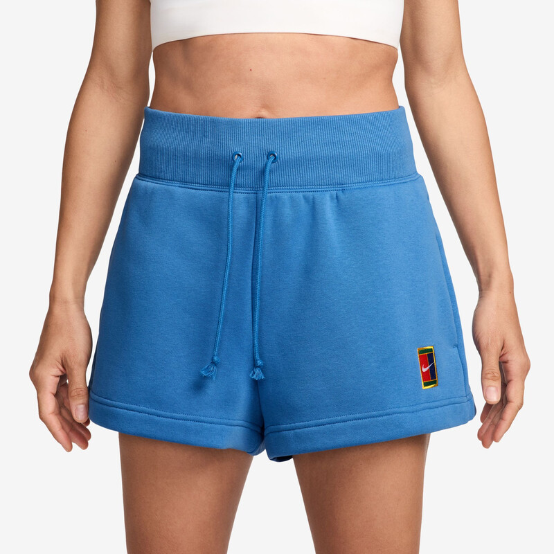 Nike Court Heritage Phoenix Fleece Short (W) (Blue)