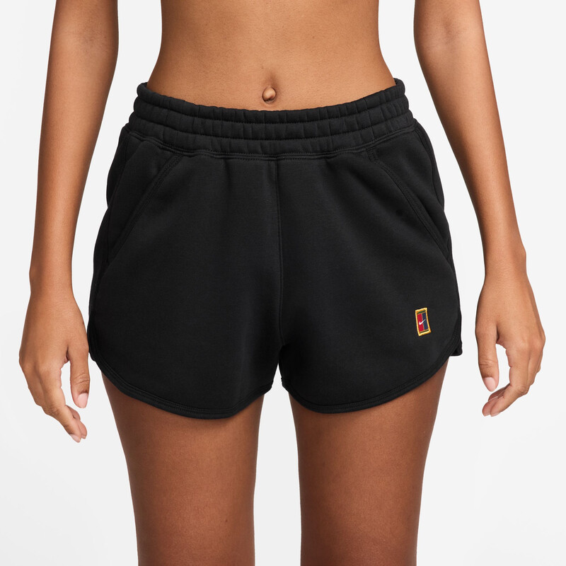 Nike Court Heritage Fleece MR Short (W) (Black)