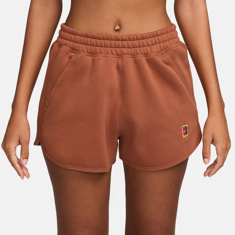 Nike Court Heritage Fleece MR Short (W) (Dark Russet)