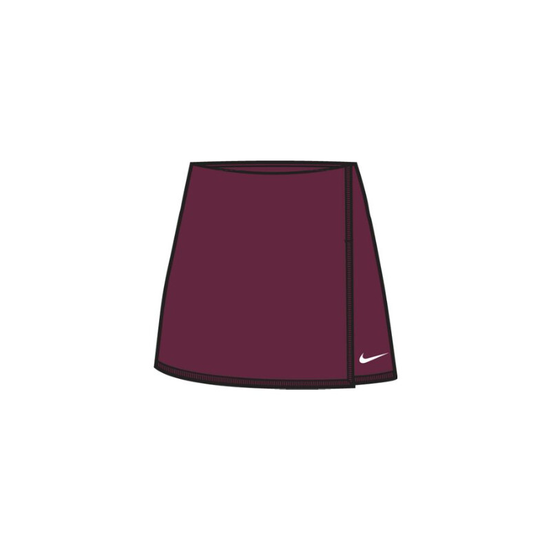 Nike Court Team Dri-FIT Victory Straight Skirt (W) (Maroon)