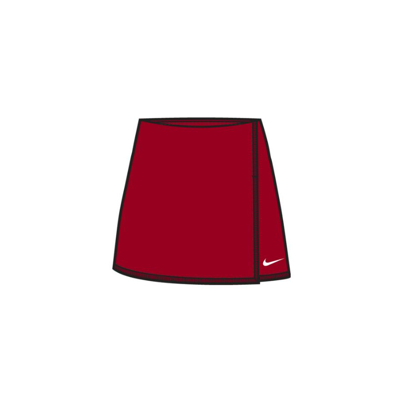 Nike Court Team Dri-FIT Victory Straight Skirt (W) (Red)