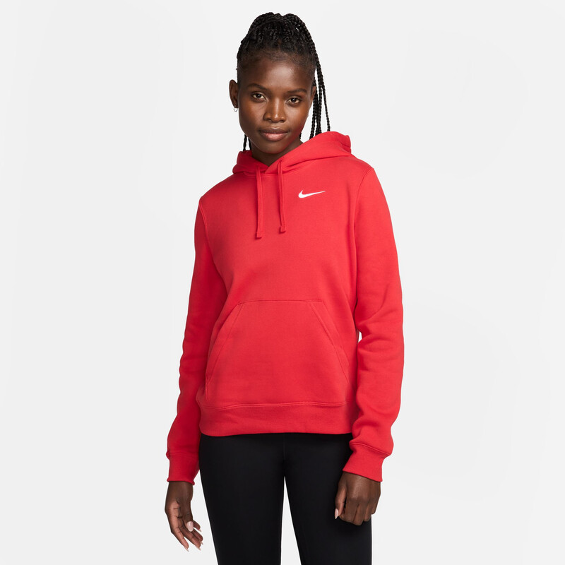 Nike Club Team Hoodie (W) (Red)