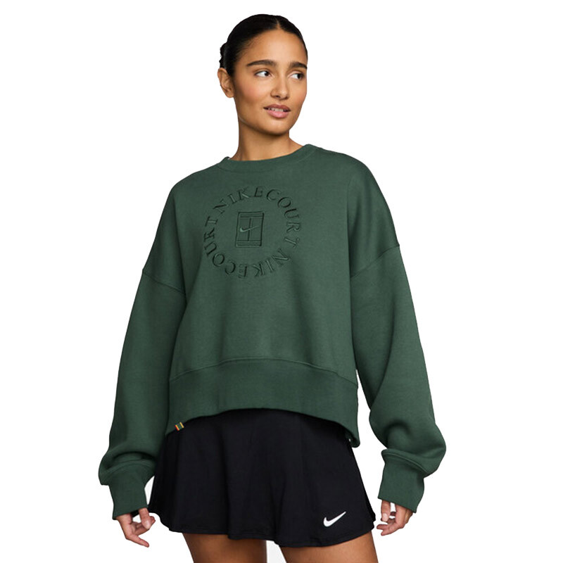 Nike Court Heritage Phoenix Fleece Crew Sweatshirt II (W) (Fir)