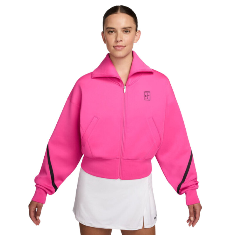 Nike Court Advantage Full-Zip Jacket (W) (Laser Fuchsia)