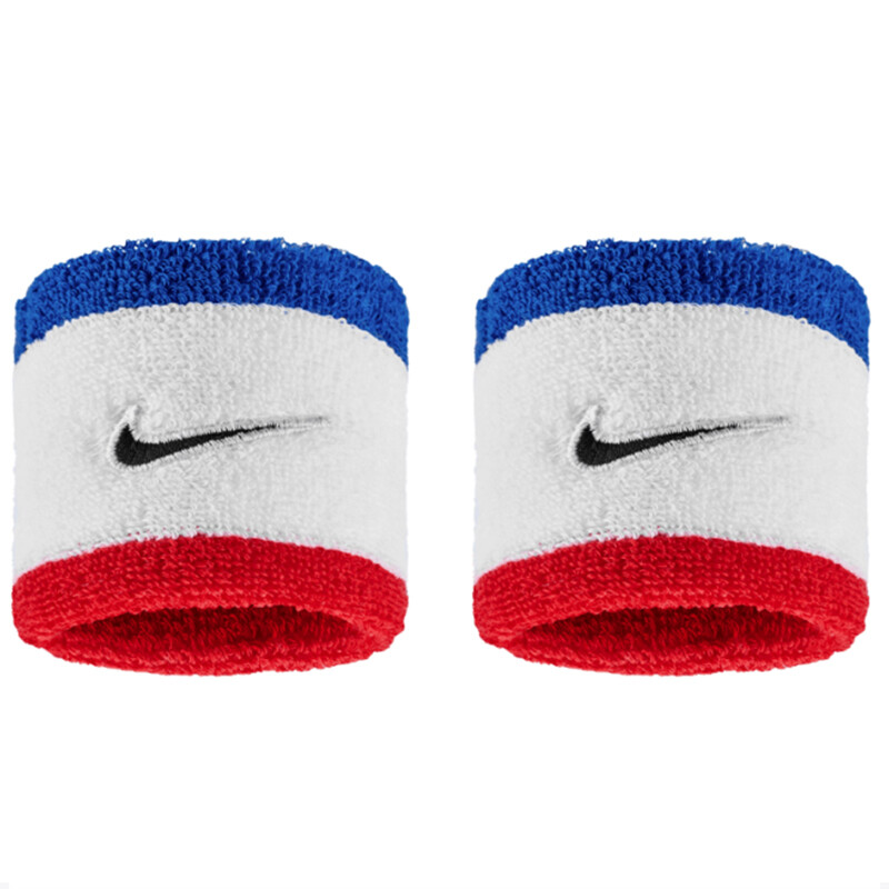 Nike Swoosh Classic Wristbands (2x) (Red/White/Blue)
