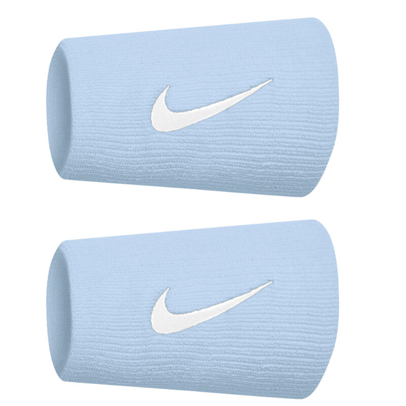 Nike Tennis Premier Double Wristbands (2x) (Hydrogen Blue)