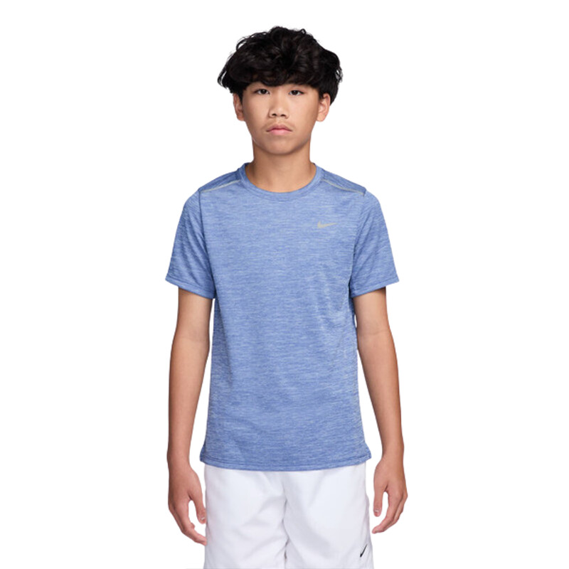 Nike Dri-FIT Miler Kids' Short Sleeve Top (Lapis)