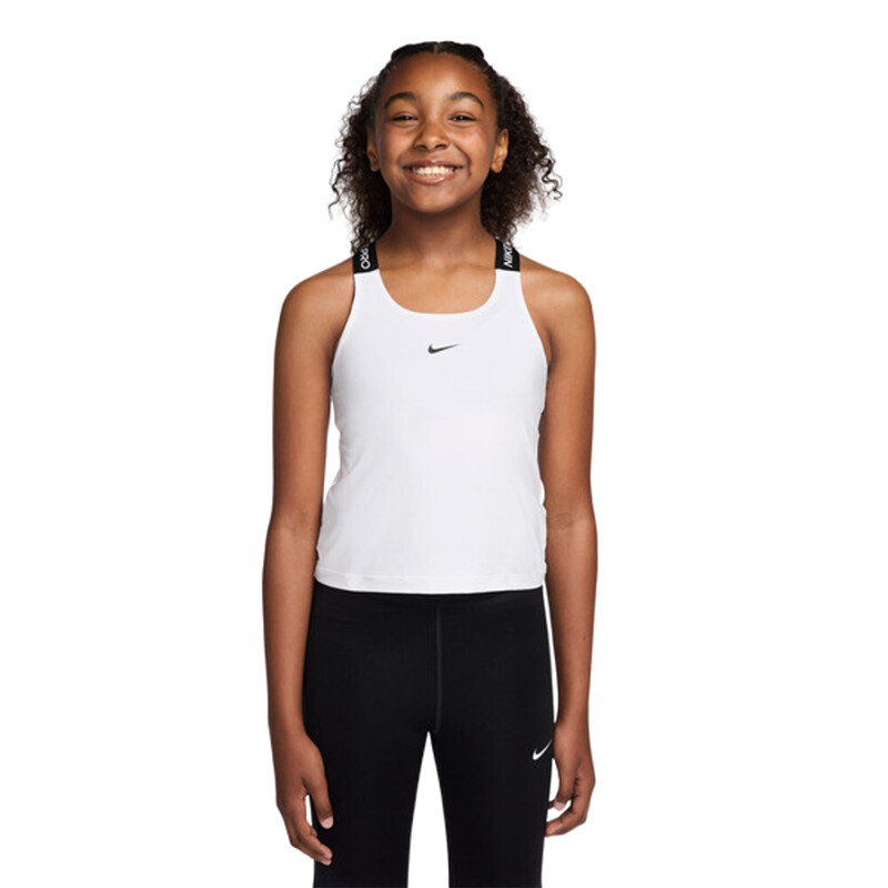 Nike Pro Dri-FIT Girls' Tank (White)
