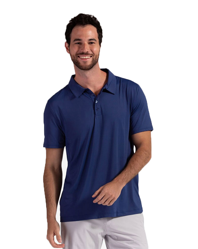 BloqUV Short Sleeve Polo (M) (Navy)