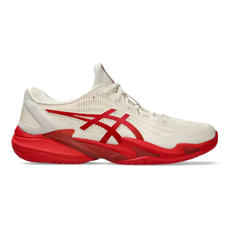 ASICS Court FF 3 Novak (M) (Cream/Classic Red)