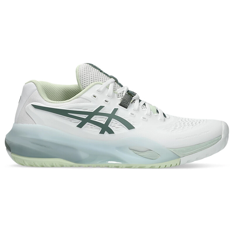 ASICS GEL Resolution X (W) (White/Monument Blue)