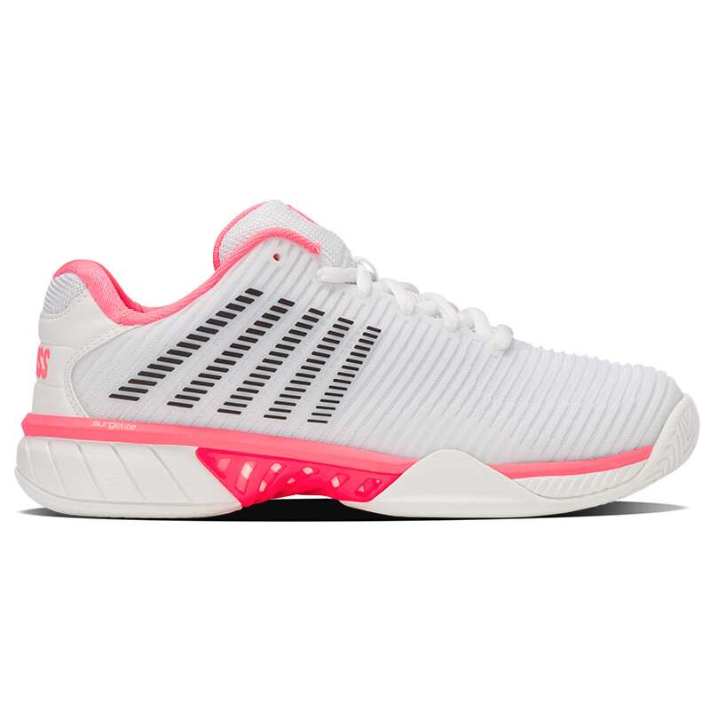 K-Swiss Hypercourt Express 2 (W) (White/Neon Pink)