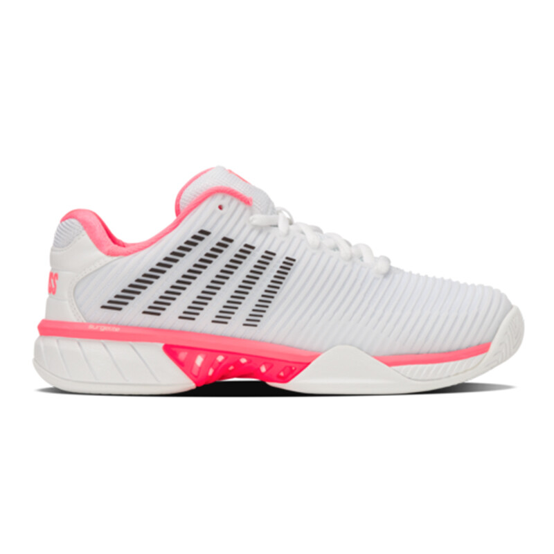 K-Swiss Hypercourt Express 2 Wide (W) (White/Neon Pink)