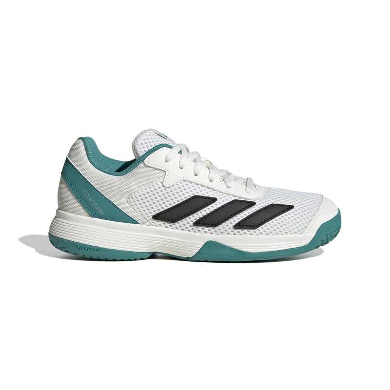 adidas Courtflash k Kids' (White/Teal)