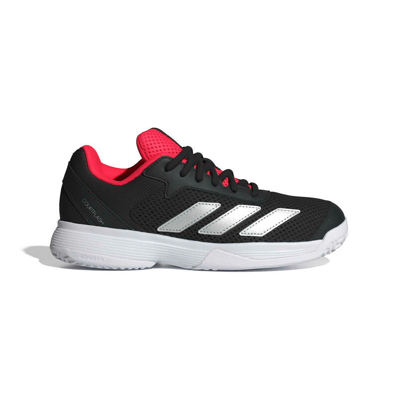 adidas Courtflash Kids' (White/Silver)