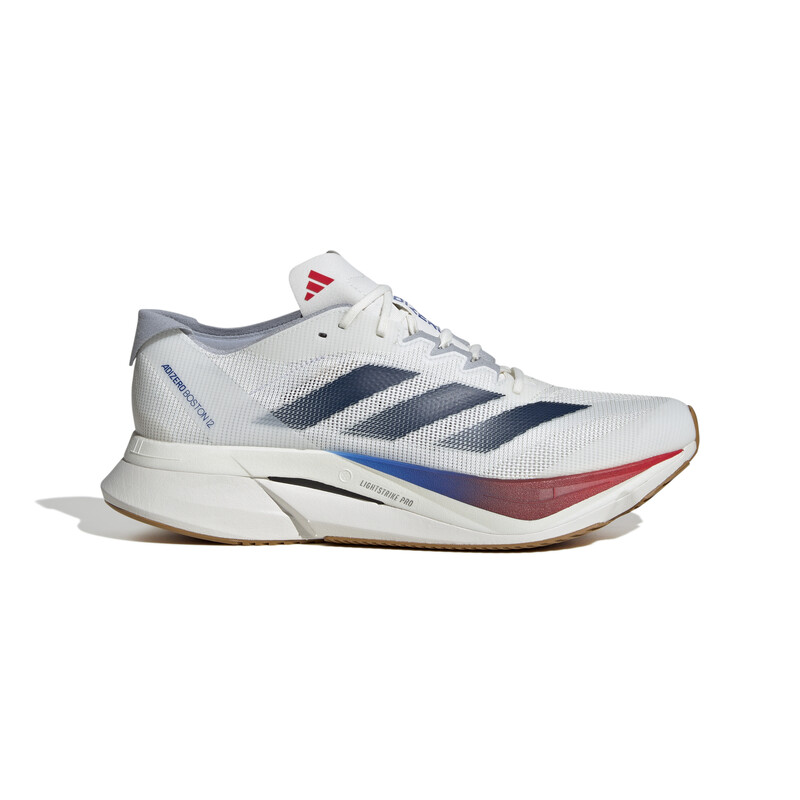 adidas Boston 12 (M) (White/Dark Blue)