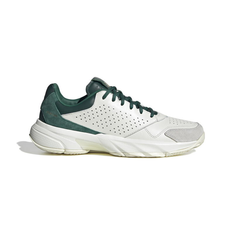 adidas CourtJam Control 3 Premium (Unisex) (White/Green)