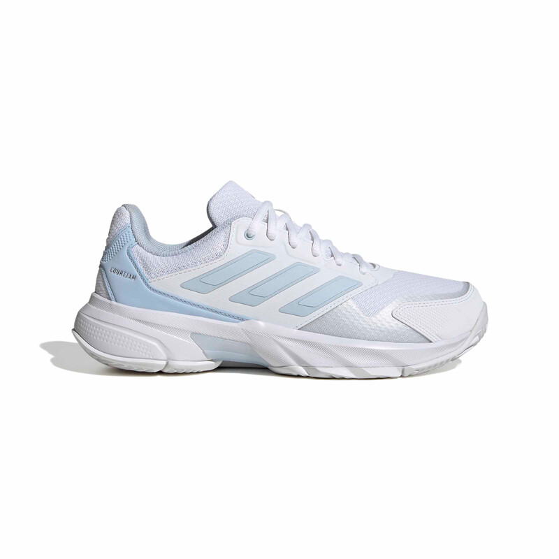 adidas CourtJam Control 3 (W) (White/Crystal Blue)