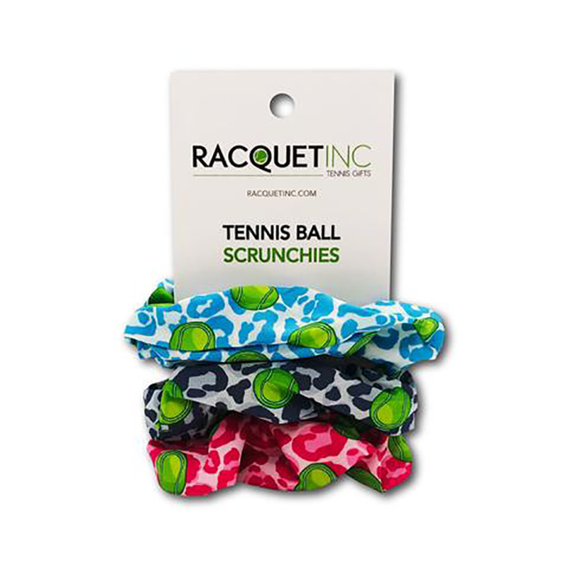Tennis Ball Scrunchies (3x)(Cheetah Print)