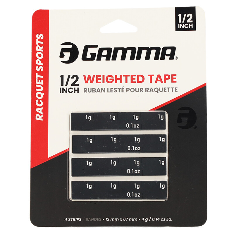 GAMMA Weighted Tape Roll 1/2" (4x)