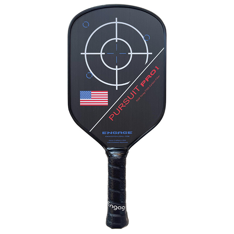 Engage Pursuit Pro1 Elongated Pickleball Paddle (Red/White/Blue)