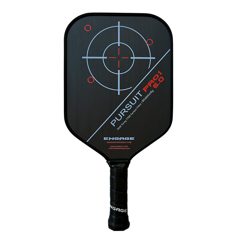 Engage Pursuit Pro1 6.0 Widebody Pickleball Paddle (Red)