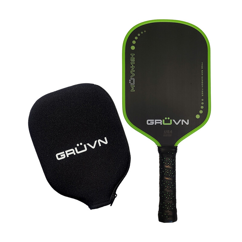 GRUVN MUVN-16H Raw Carbon Fiber Pickleball Paddle