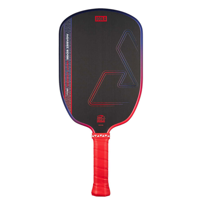 JOOLA Agassi Edge Heat Vision 16mm Pickleball Paddle (Gradient Red)