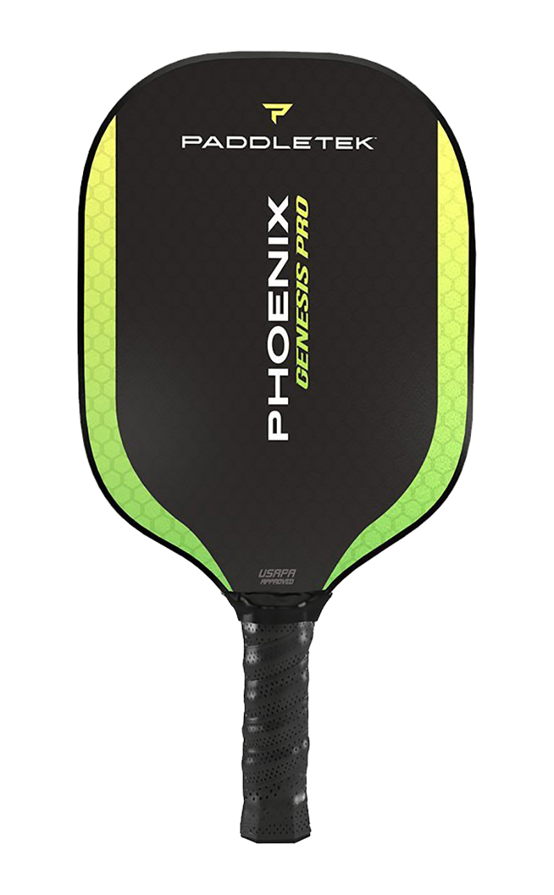 Paddletek Phoenix Genesis Pro Pickleball Paddle (Standard Grip) (Green)