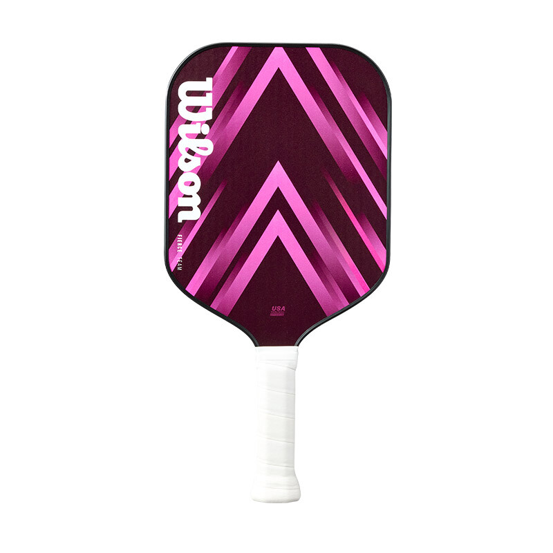 Wilson Fierce Team V2 Pickleball Paddle (Maroon)