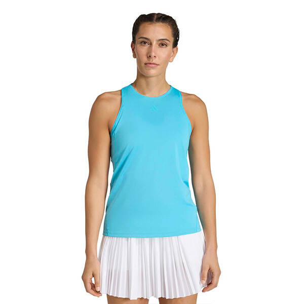 adidas Club Tank (W) (Signal Cyan)