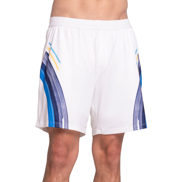 K-Swiss Breakline Stripe 7" Short (M) (White/Blue)
