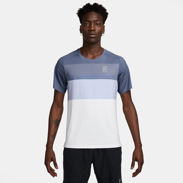 Nike Court Advantage Printed Top (M) (World Indigo)