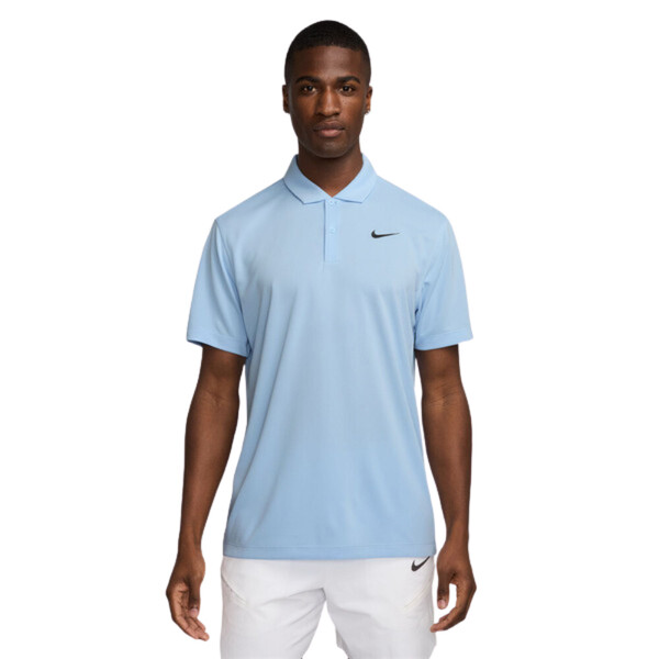 Nike Court Dri-FIT Solid Polo (M) (Celestine Blue)