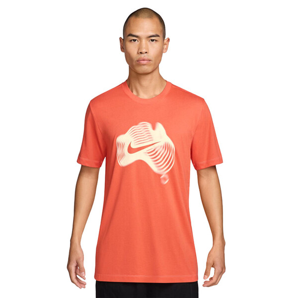 Nike Court Dri-FIT OZ Open Tee (M) (Turf Orange)