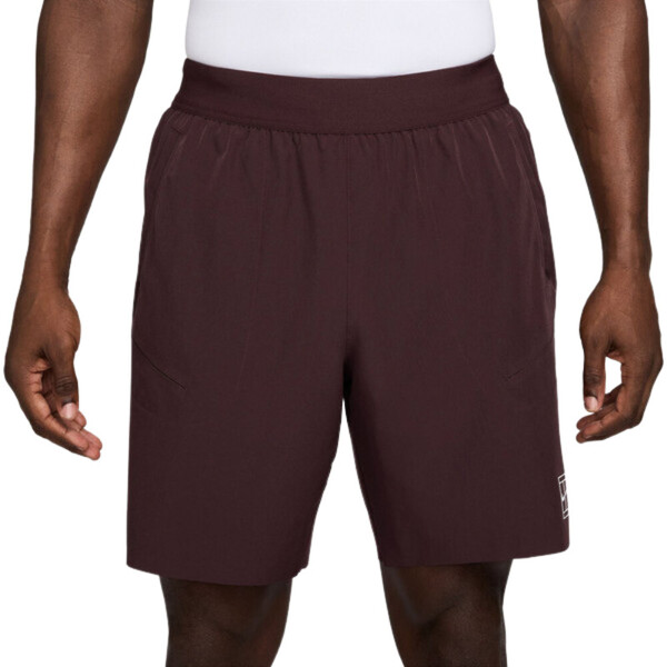 Nike Court Advantage 8" Short (M) (Burgundy Crush)
